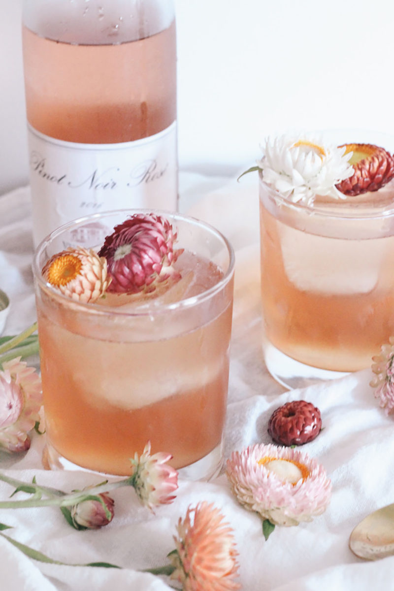 Rosé Elderflower Cocktail