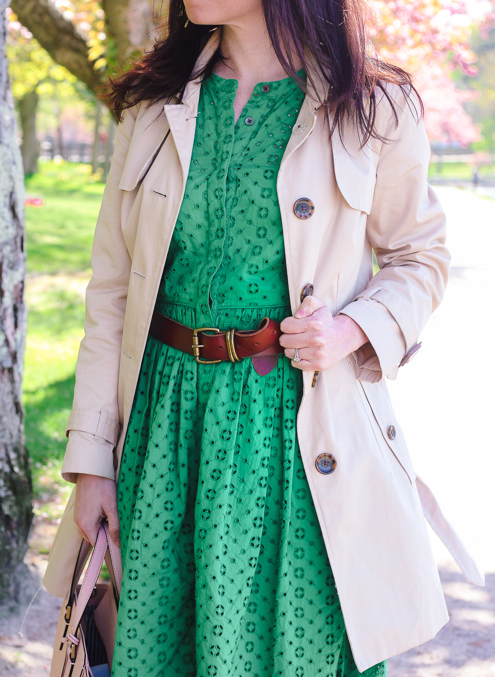 Spring Trench Coat Style from SEE GLASS BLOG