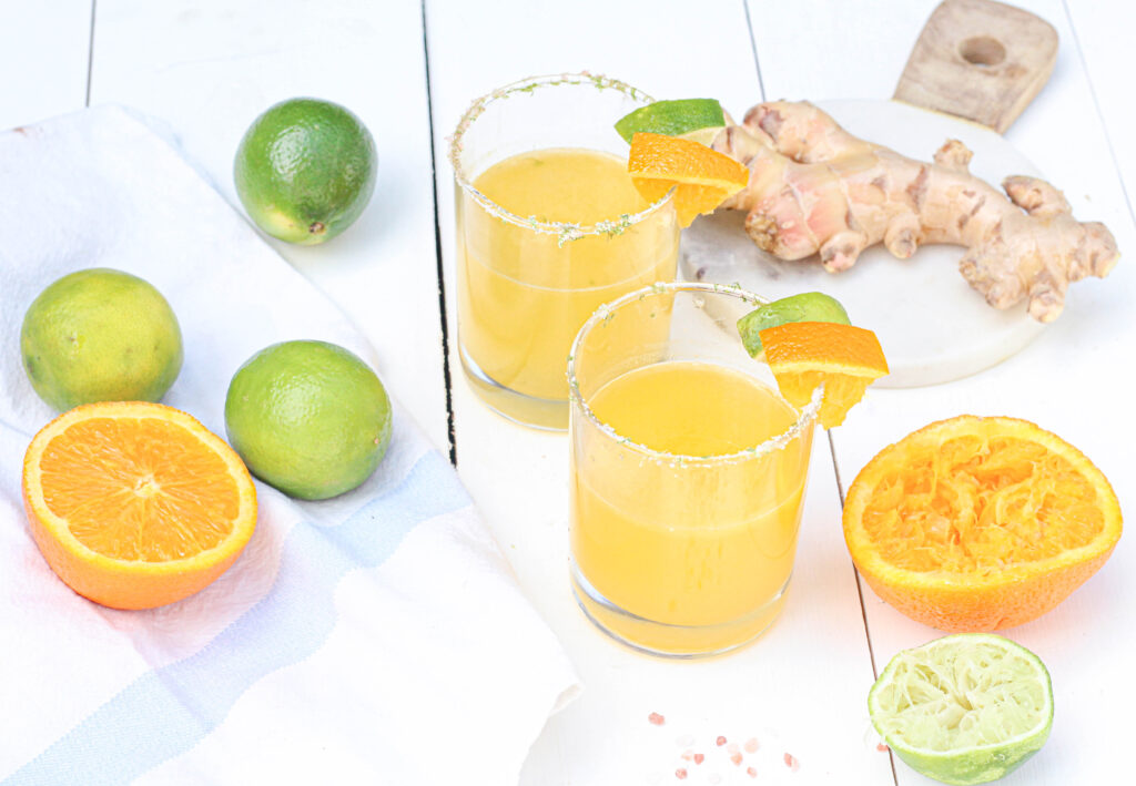Image of Orange Ginger Margaritas SEE GLASS 