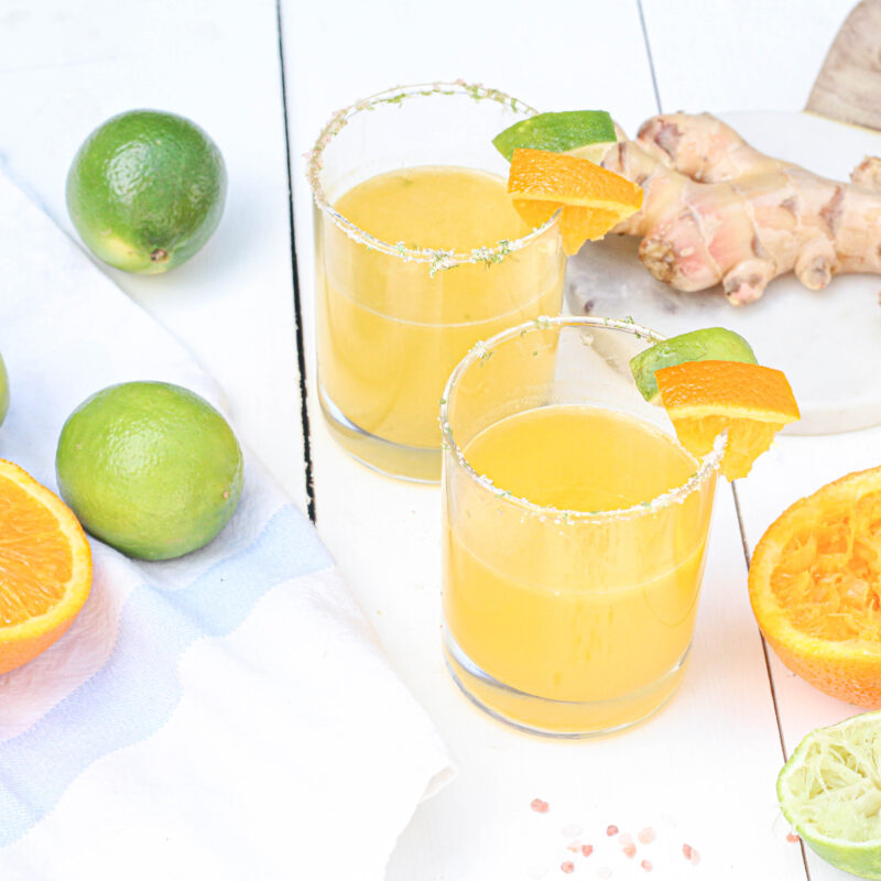 Image of Orange Ginger Margaritas SEE GLASS