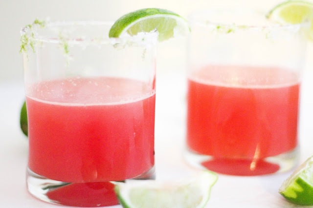 Easy Watermelon Margaritas