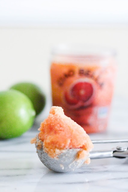 Blood Orange Sorbet Cocktail