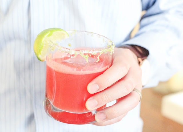 Easy Watermelon Margaritas