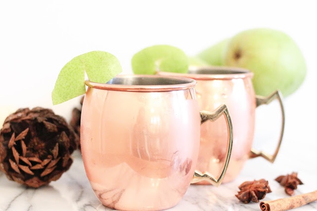 Spiced Pear Gin Mule