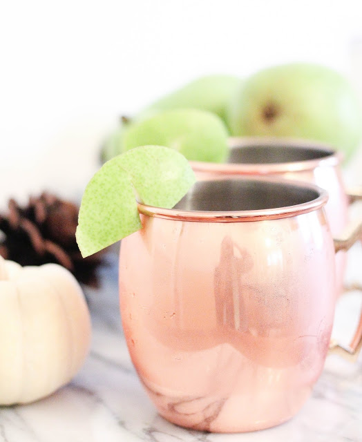 Spiced Pear Gin Mule