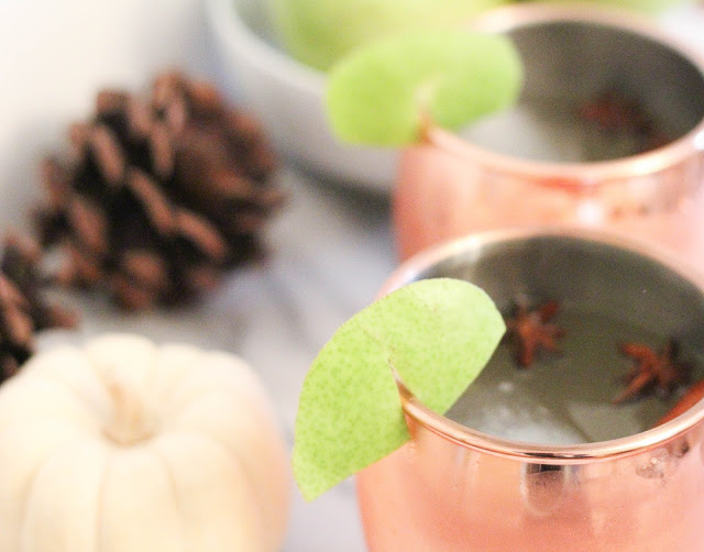 Spiced Pear Gin Mule