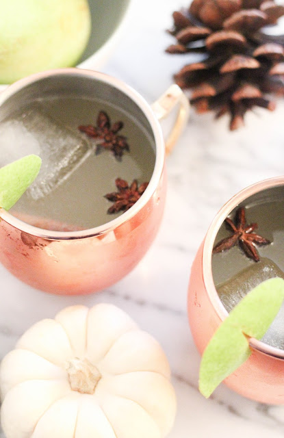 Spiced Pear Gin Mule