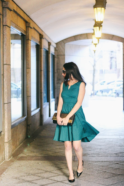 Green Holiday Dress