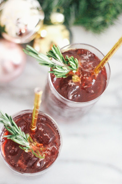 Spiced Cherry Sparkler