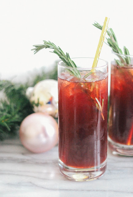 Spiced Cherry Sparkler