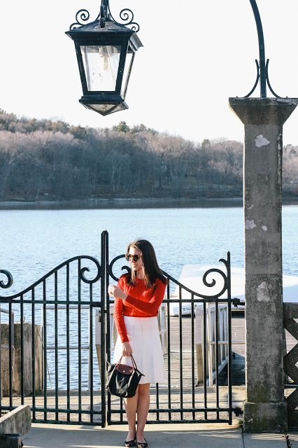 White Sweater Skirt