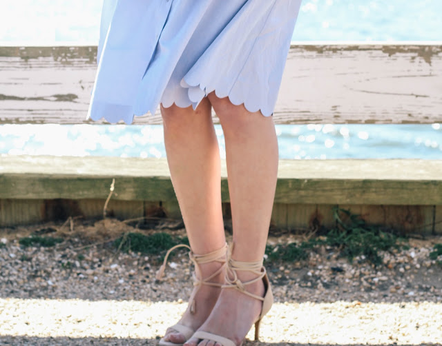 Scallop Shirtdress Coastal Style