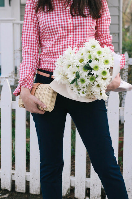 pink gingham