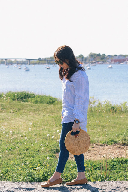 Oversize Boyfriend Shirt New England Style