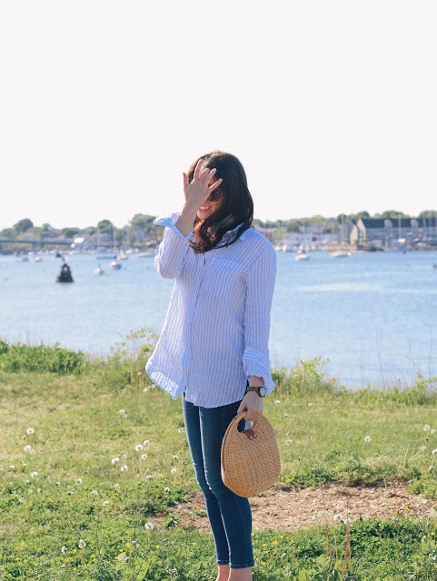 Oversize Boyfriend Shirt New England Style