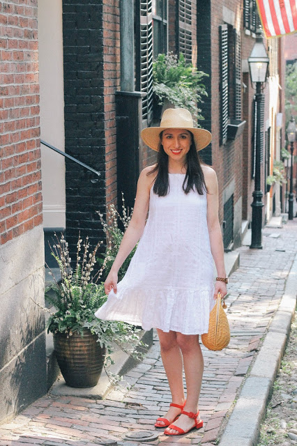 Little White Dress in Beacon Hill The Northern Magnolia