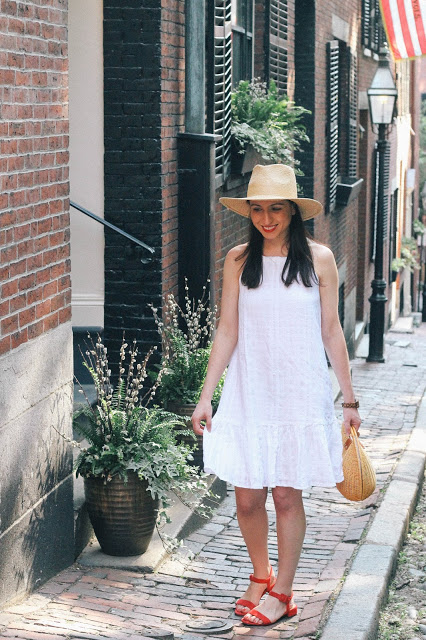 Little White Dress in Beacon Hill The Northern Magnolia