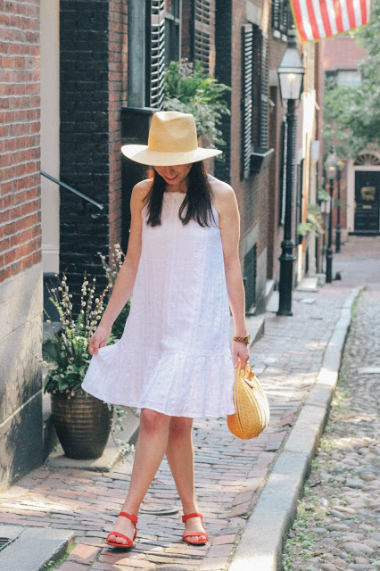 Little White Dress in Beacon Hill The Northern Magnolia