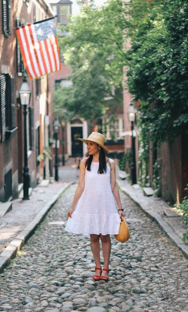 Little White Dress in Beacon Hill The Northern Magnolia