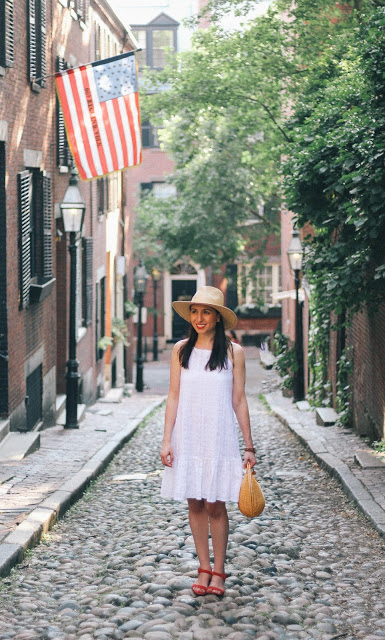 Little White Dress in Beacon Hill The Northern Magnolia