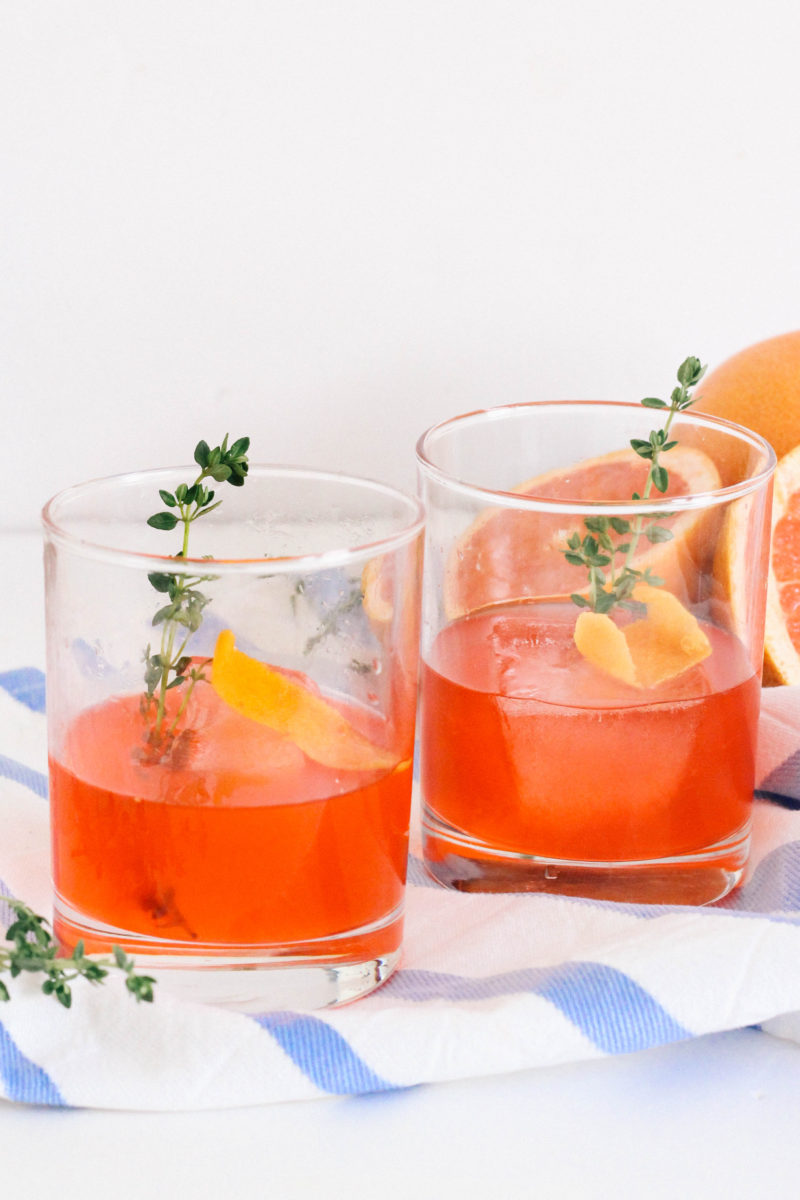 Grapefruit Thyme Negroni