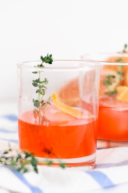 Grapefruit Thyme Negroni The Northern Magnolia