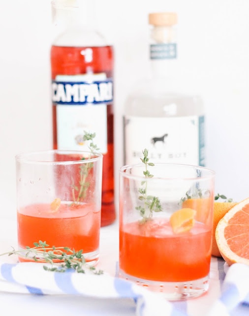 Grapefruit Thyme Negroni The Northern Magnolia