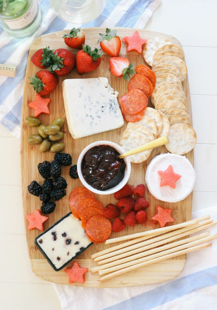 overall cheese board shot