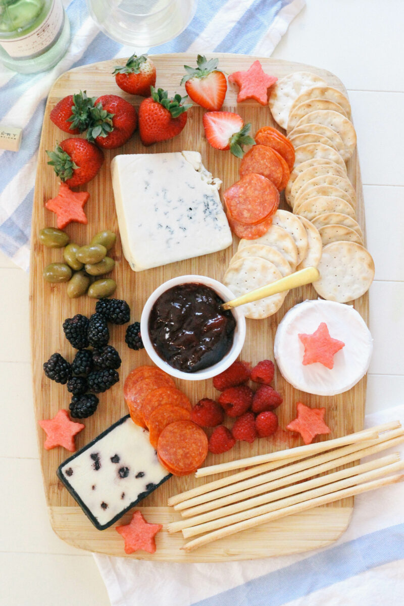 overall cheese board shot