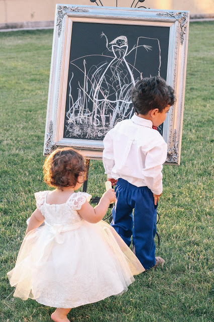 Kids playing at Oheka Castle Wedding in Huntington, NY.