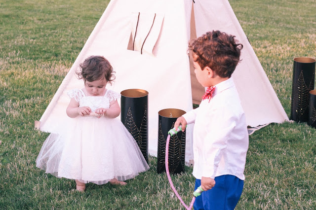 Kids playing at Oheka Castle Wedding in Huntington, NY.