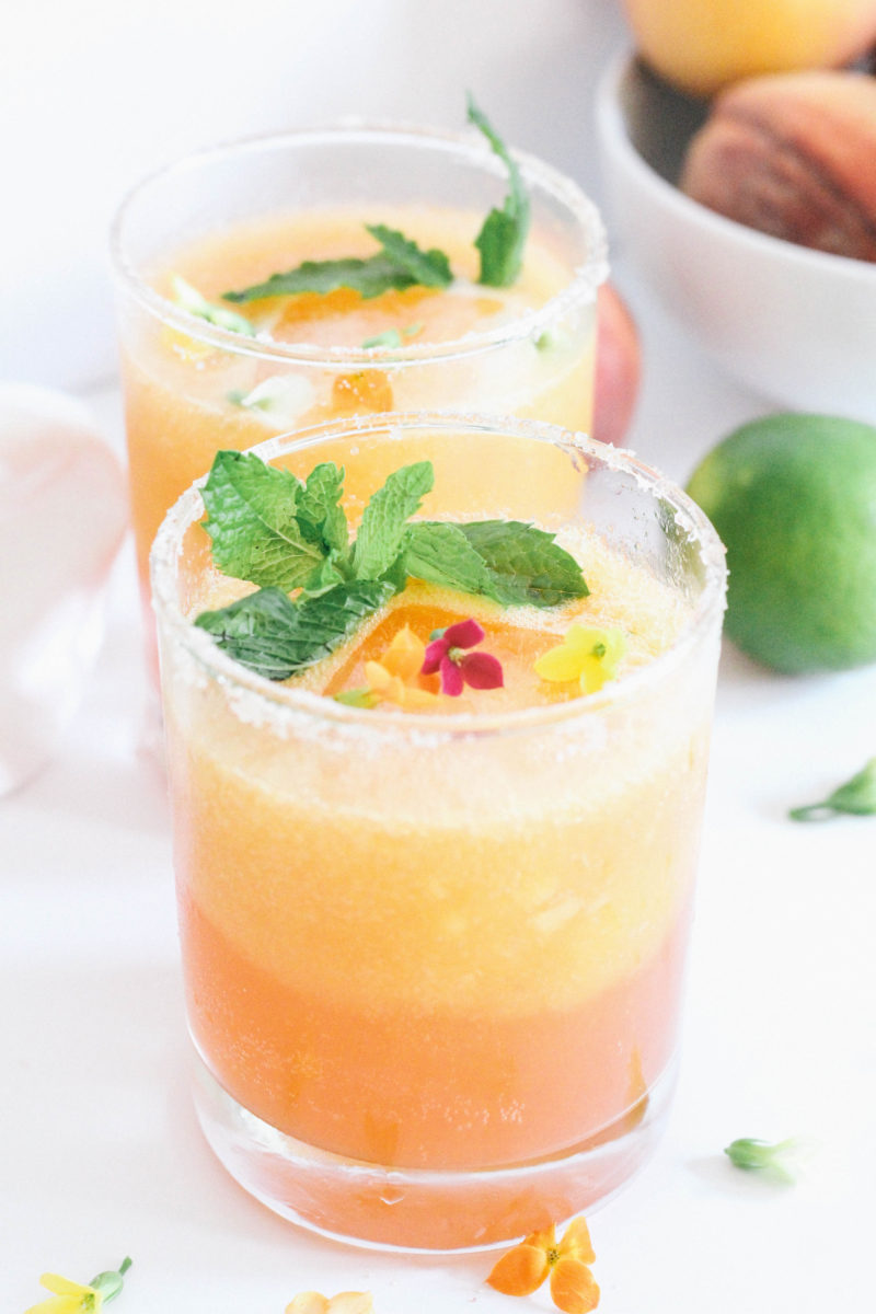 Peach Mint Margarita