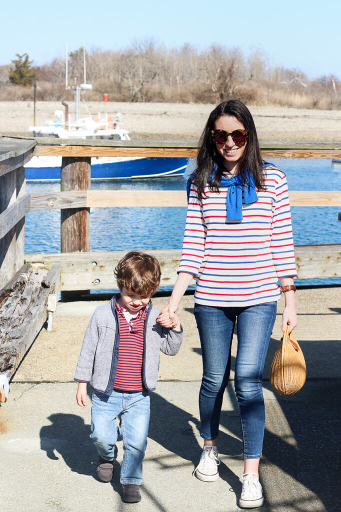 Day of family fun in stripes in Scituate Harbor