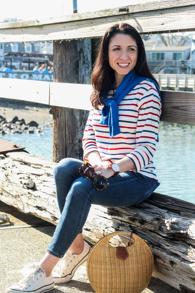 Day of family fun in stripes in Scituate Harbor