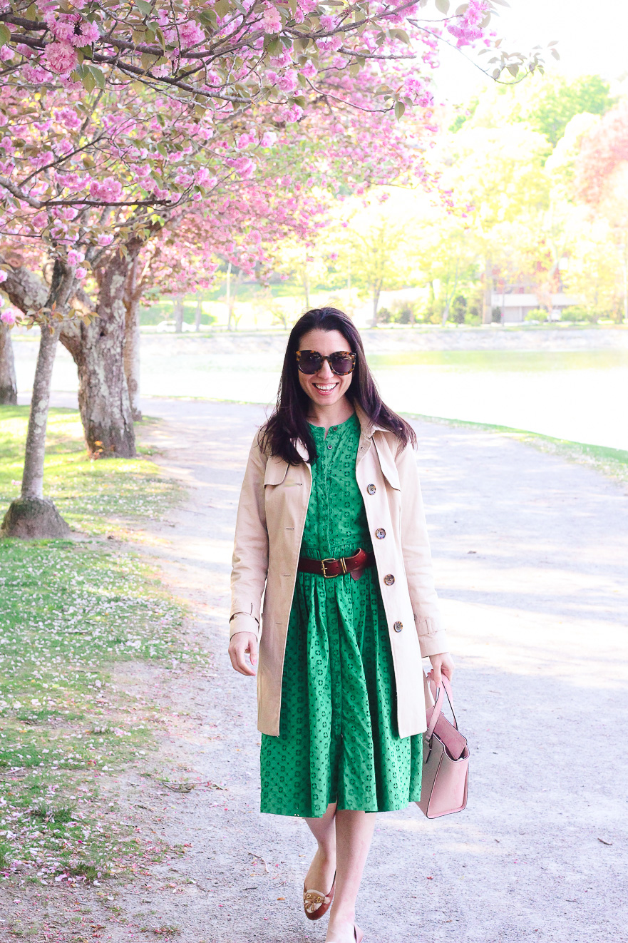 Spring Trench Coat Style from SEE GLASS BLOG