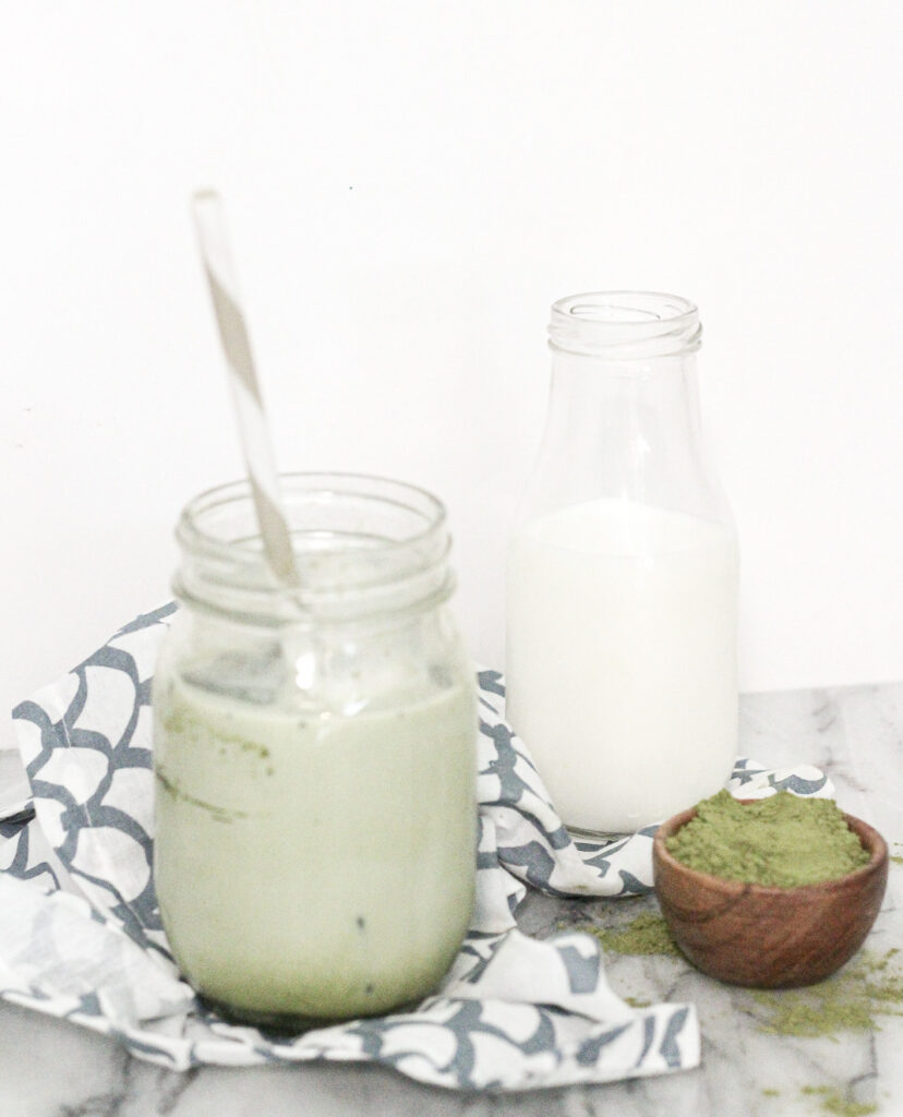 Almond Milk Matcha Latte